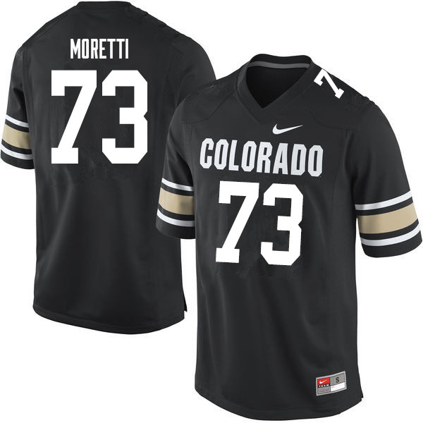 Men #73 Jacob Moretti Colorado Buffaloes College Football Jerseys Sale-Home Black